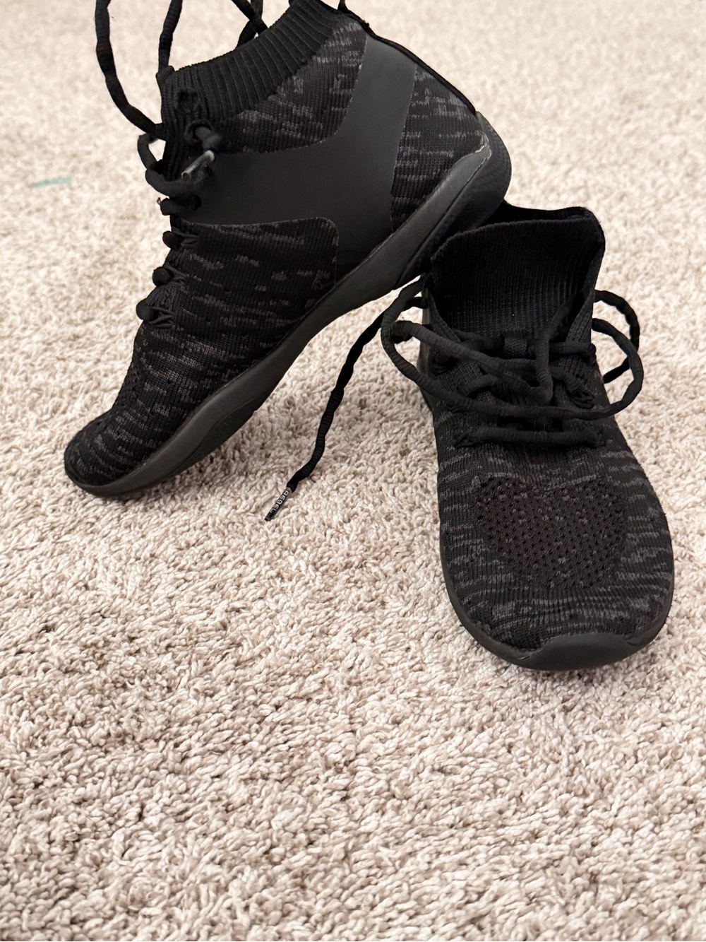 Rebel Athletics Girls Black Cheer Shoes - Ankle Support